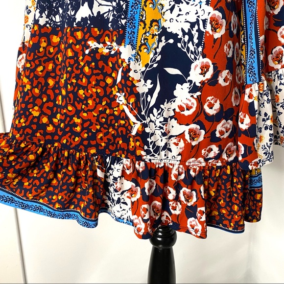 Westport Printed Flare Top - Picture 4 of 11